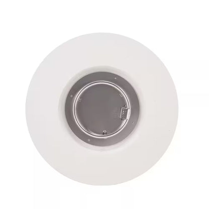 Zachary Patio 40000 BTU White round Magnesium Oxide Outdoor Propane Fire Pit