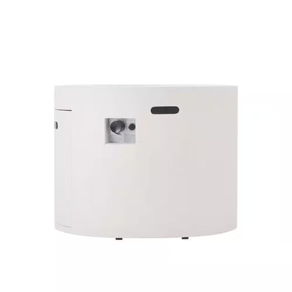 Zachary Patio 40000 BTU White round Magnesium Oxide Outdoor Propane Fire Pit